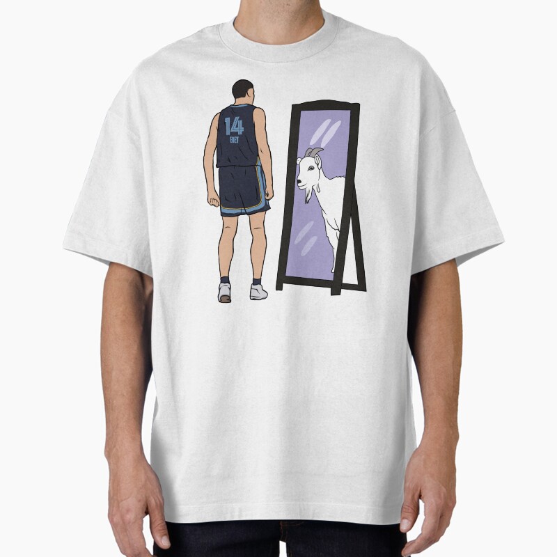Zach Edey Mirror Goat Unisex Graphic T Shirt  Short Sleeve Tee Everyday Casual Wear