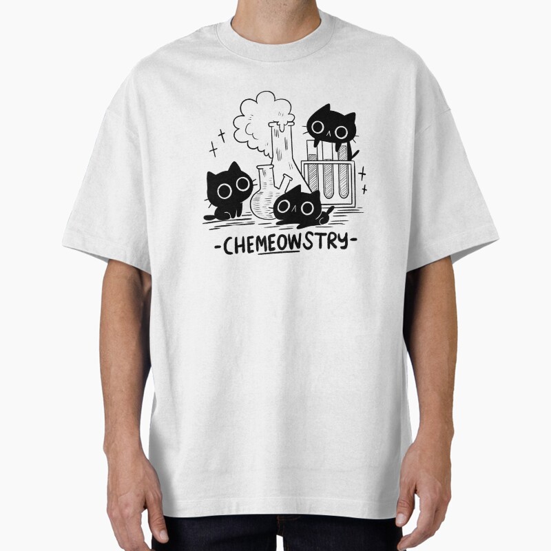Chemeowstry Unisex Graphic T Shirt  Short Sleeve Tee Everyday Casual Wear