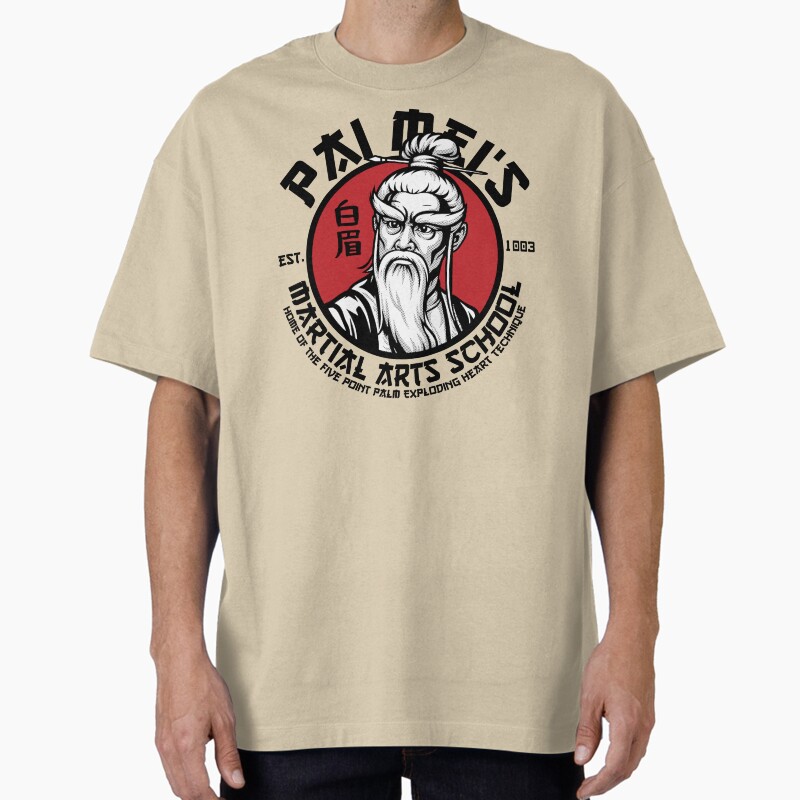 Pai Mei'S - Martial Arts School Unisex Graphic T Shirt  Short Sleeve Tee Everyday Casual Wear