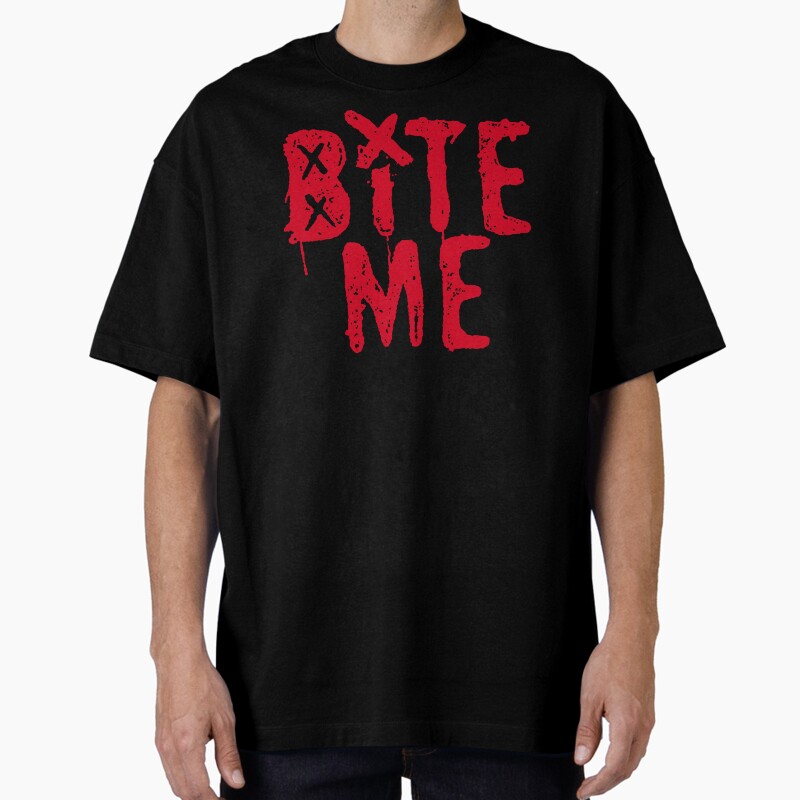 Vintage Bite Me Avril Lavigne Unisex Graphic T Shirt  Short Sleeve Tee Everyday Casual Wear
