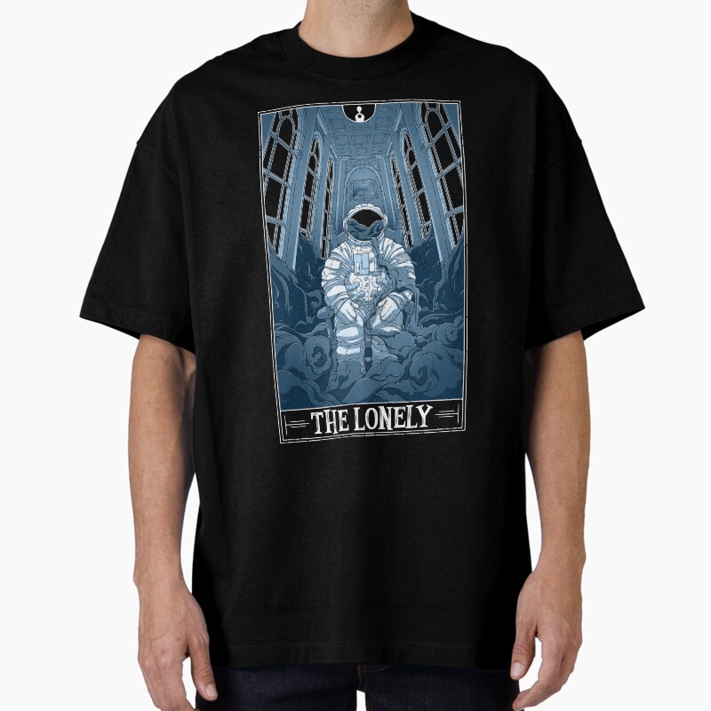 The Lonely "Tarotesque" - (Dark) Unisex Graphic T Shirt  Short Sleeve Tee Everyday Casual Wear