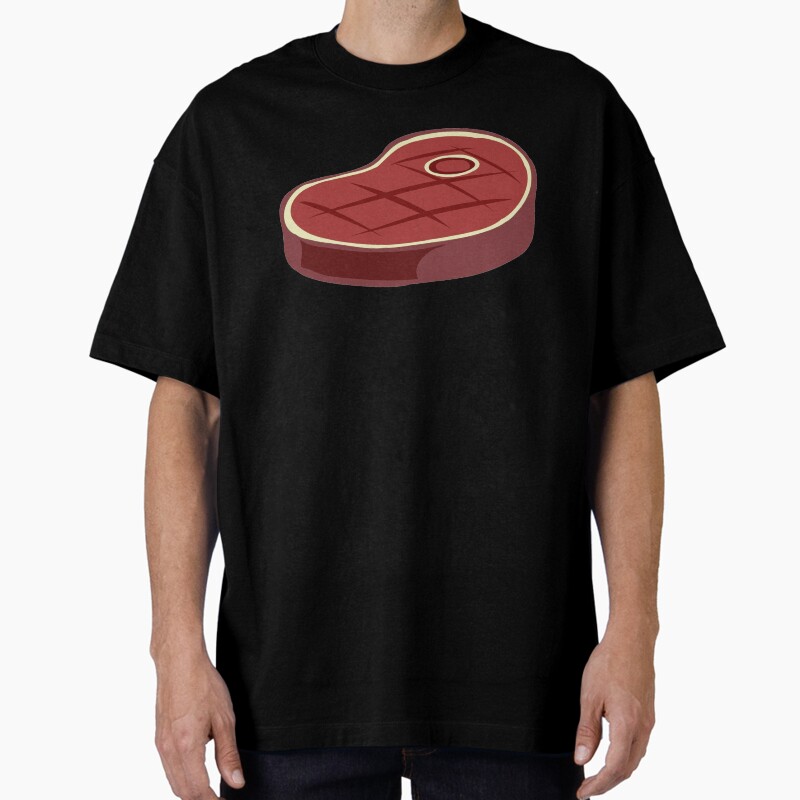 Meat Lover - Steak Unisex Graphic T Shirt  Short Sleeve Tee Everyday Casual Wear