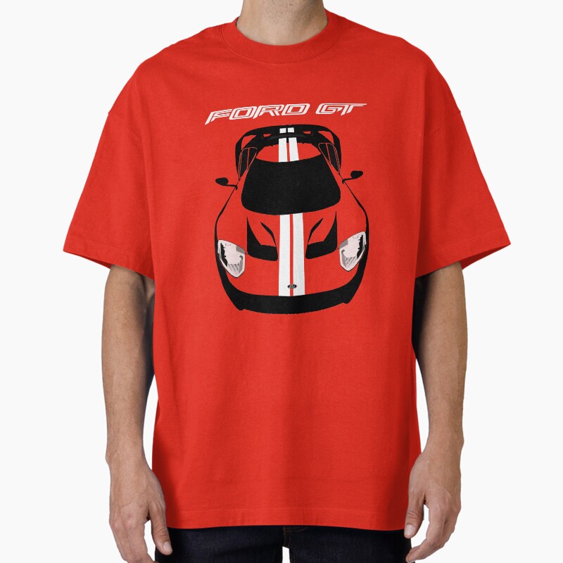 Ford Gt 2017 - White Lines Unisex Graphic T Shirt  Short Sleeve Tee Everyday Casual Wear