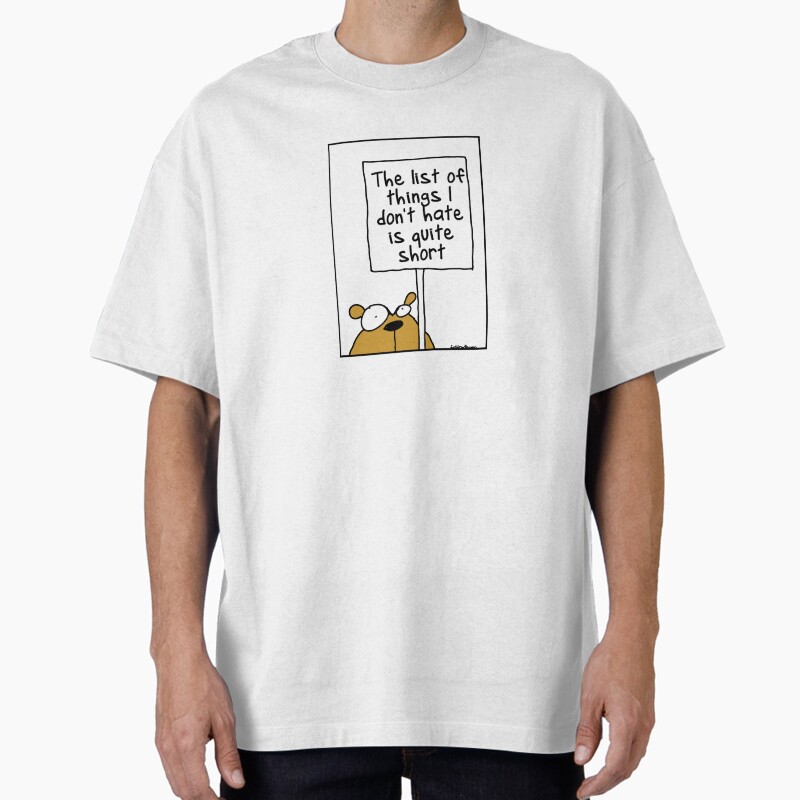 The List Of Things I Don'T Hate Is Quite Short Unisex Graphic T Shirt  Short Sleeve Tee Everyday Casual Wear