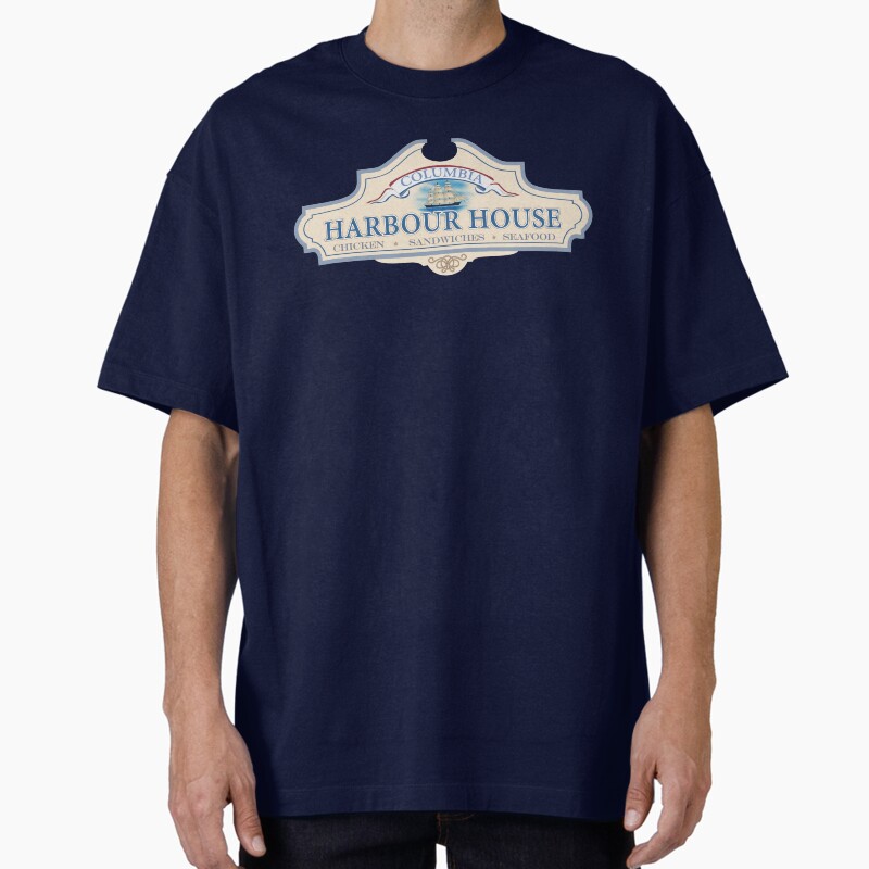 Columbia Harbour House Unisex Graphic T Shirt  Short Sleeve Tee Everyday Casual Wear