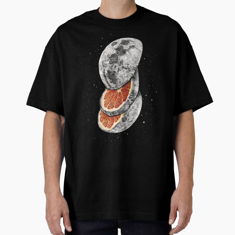 Lunar Fruit Unisex Graphic T Shirt  Short Sleeve Tee Everyday Casual Wear