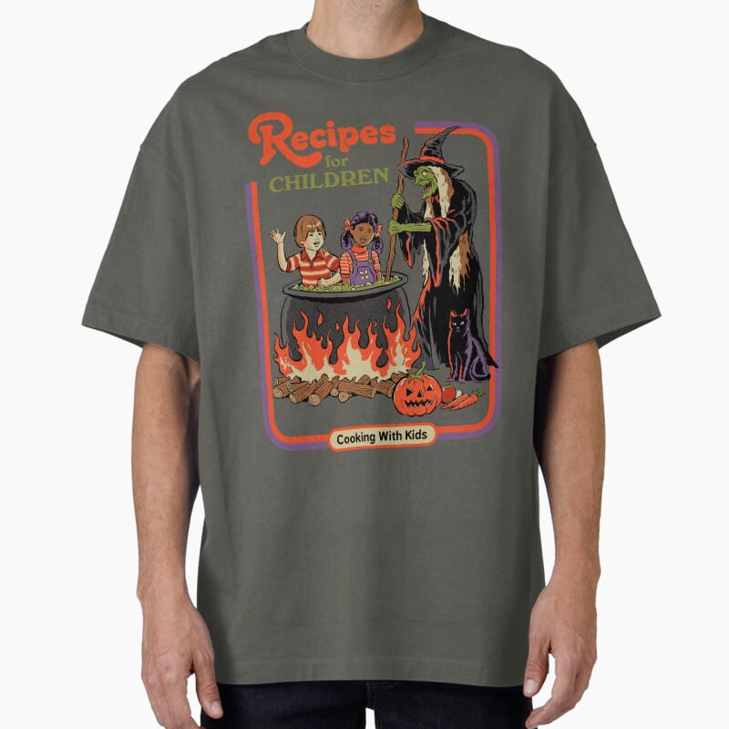 Recipes For Children Unisex Graphic T Shirt  Short Sleeve Tee Everyday Casual Wear