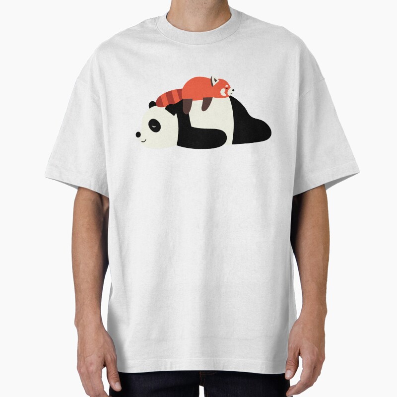 Panda Mood Unisex Graphic T Shirt  Short Sleeve Tee Everyday Casual Wear