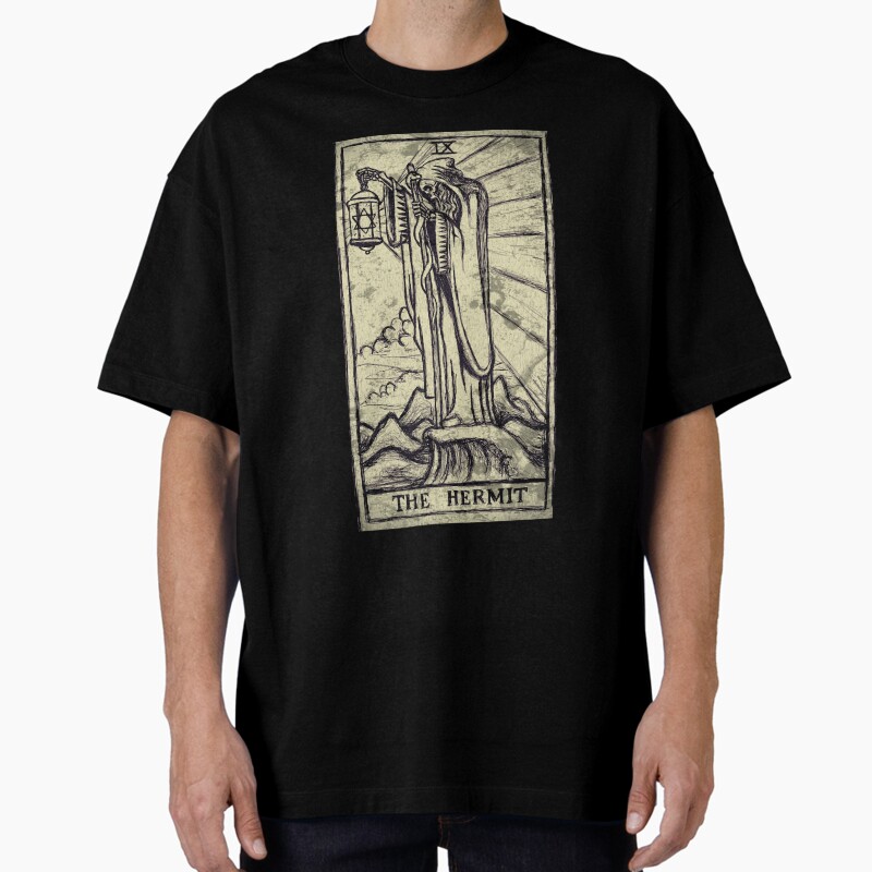 The Hermit Unisex Graphic T Shirt  Short Sleeve Tee Everyday Casual Wear