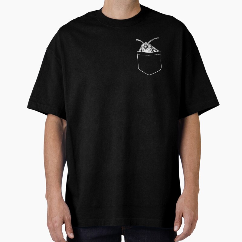 Pocket Moth Unisex Graphic T Shirt  Short Sleeve Tee Everyday Casual Wear