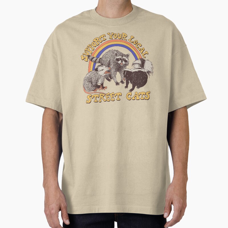 Street Cats Unisex Graphic T Shirt  Short Sleeve Tee Everyday Casual Wear