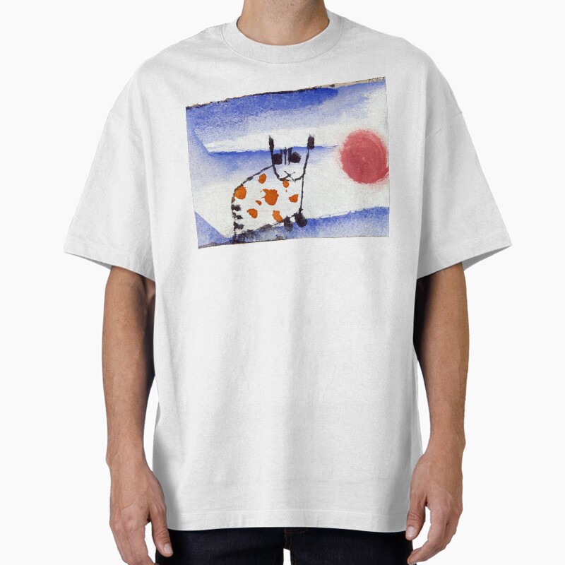 Paul Klee Cat-Bauhaus  Unisex Graphic T Shirt  Short Sleeve Tee Everyday Casual Wear