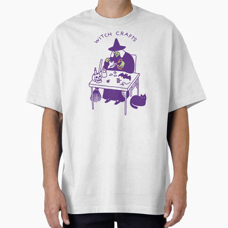 Witch Crafts Unisex Graphic T Shirt  Short Sleeve Tee Everyday Casual Wear
