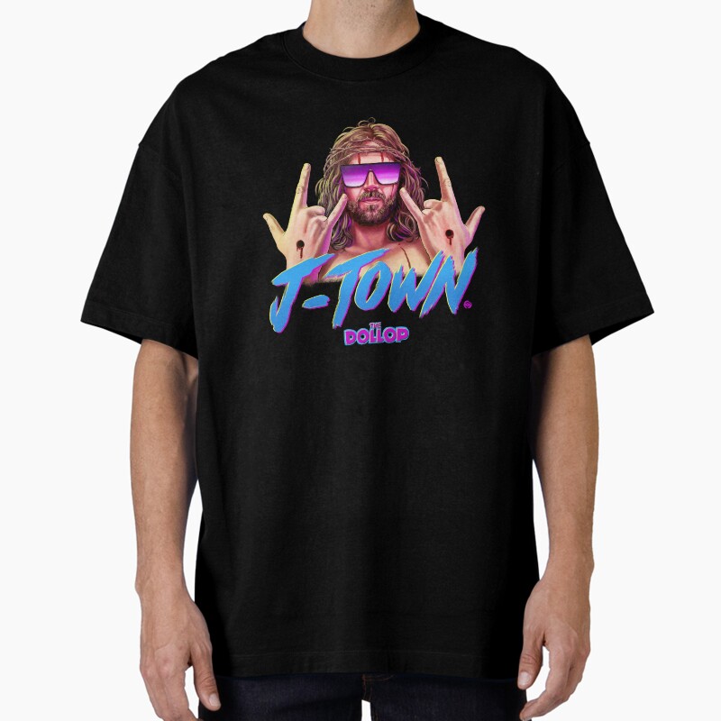 Dollop: J-Town  Unisex Graphic T Shirt  Short Sleeve Tee Everyday Casual Wear