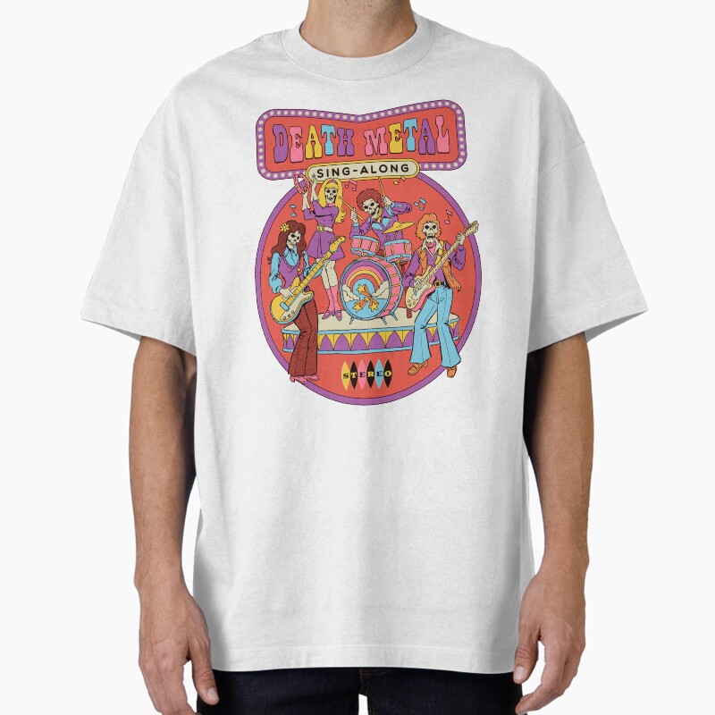 Death Metal Sing-Along Unisex Graphic T Shirt  Short Sleeve Tee Everyday Casual Wear