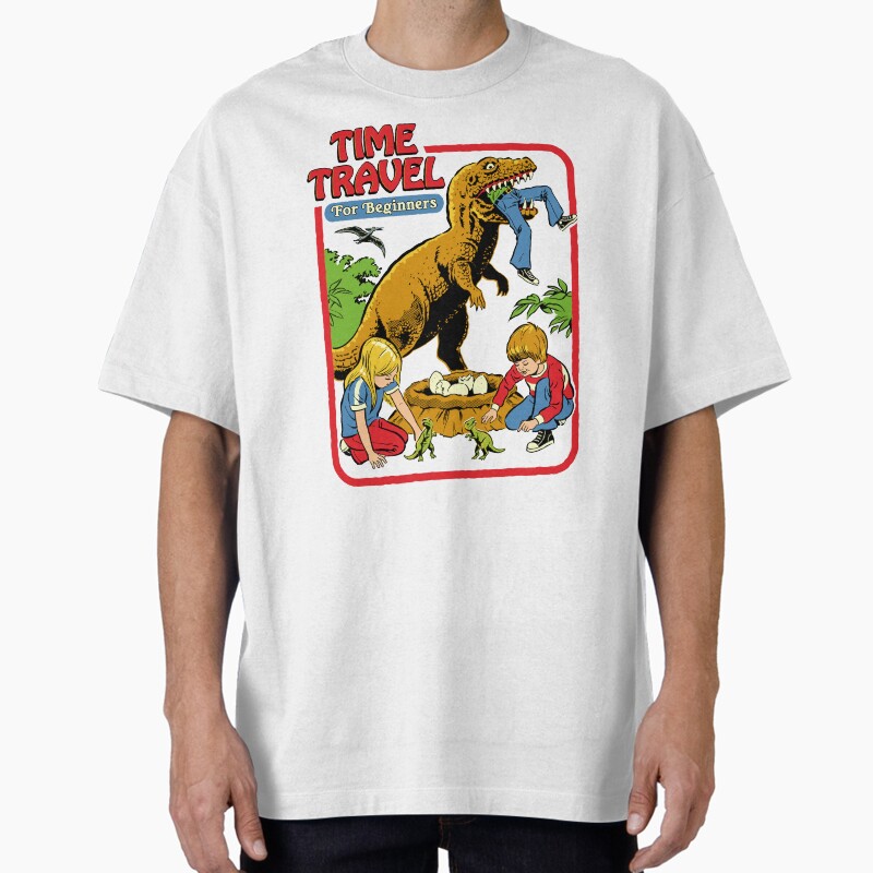 Time Travel For Beginners Unisex Graphic T Shirt  Short Sleeve Tee Everyday Casual Wear
