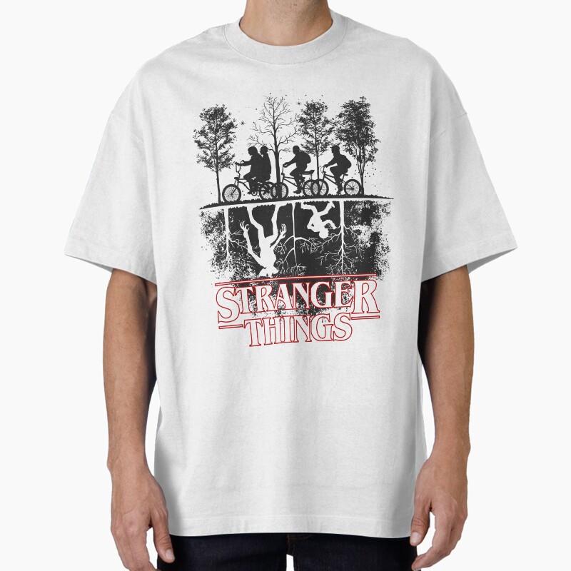 Stranger Things The Upside Down Logo Unisex Graphic T Shirt  Short Sleeve Tee Everyday Casual Wear
