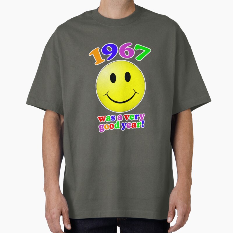 1967 Was A Very Good Year! Unisex Graphic T Shirt  Short Sleeve Tee Everyday Casual Wear