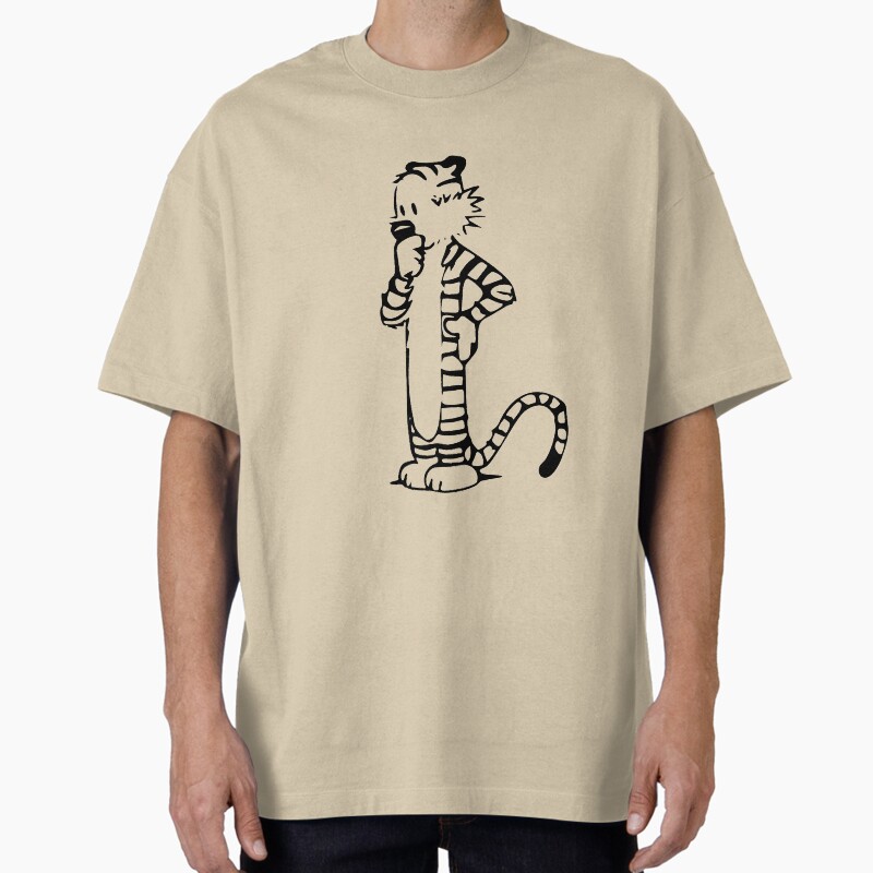 Calvin And Hobbes- Hobbes Unisex Graphic T Shirt  Short Sleeve Tee Everyday Casual Wear