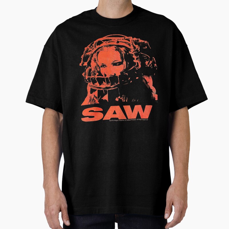 Saw Movie Bear Trap  Unisex Graphic T Shirt  Short Sleeve Tee Everyday Casual Wear