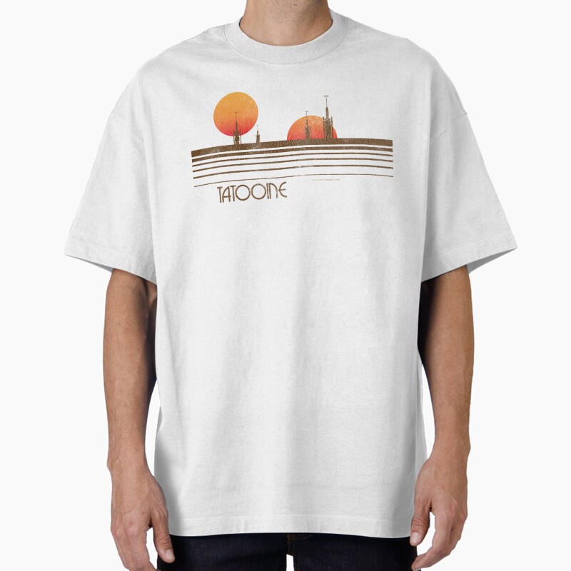 Tatooine Unisex Graphic T Shirt  Short Sleeve Tee Everyday Casual Wear
