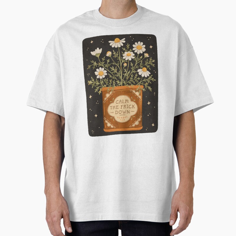 Chamomile Tea Unisex Graphic T Shirt  Short Sleeve Tee Everyday Casual Wear