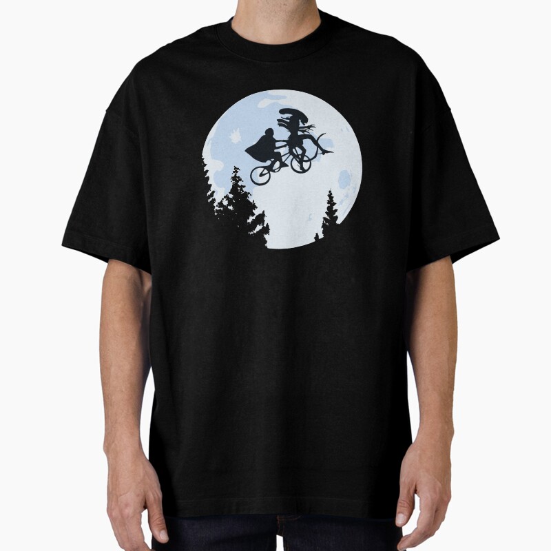 Xenomorph E.T.  Unisex Graphic T Shirt  Short Sleeve Tee Everyday Casual Wear