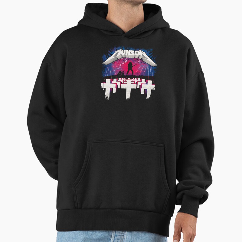 Master Of Metal Unisex Hoodie Pullover Casual Streetwear Graphic Print