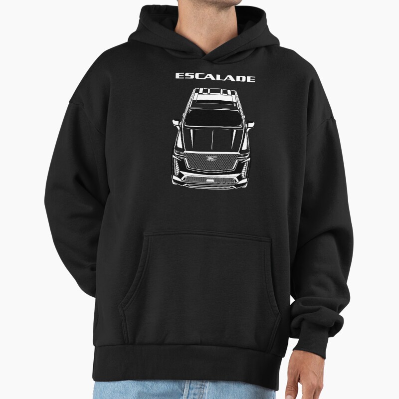 Escalade V 2021-2024 Unisex Hoodie Pullover Casual Streetwear Graphic Print