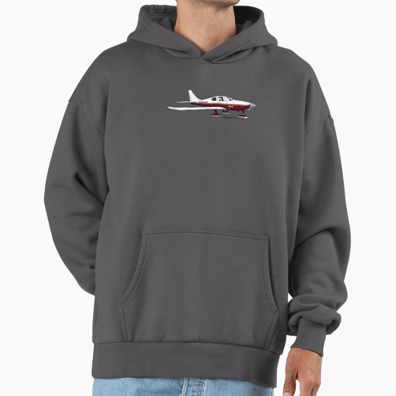 Lancair Columbia 300 N89pf Unisex Hoodie Pullover Casual Streetwear Graphic Print