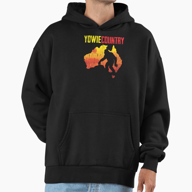 Yowie Country Unisex Hoodie Pullover Casual Streetwear Graphic Print