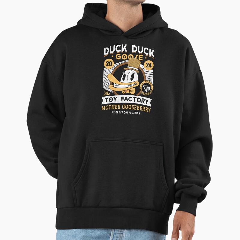 Sinyala Facility Toy Factory Unisex Hoodie Pullover Casual Streetwear Graphic Print