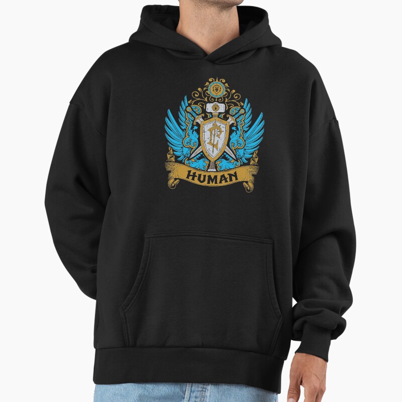 Human - Elite Edition Unisex Hoodie Pullover Casual Streetwear Graphic Print