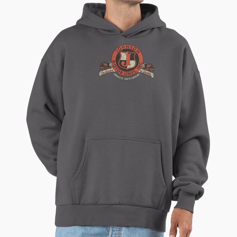 Johnson Motor Lines 1945 Unisex Hoodie Pullover Casual Streetwear Graphic Print