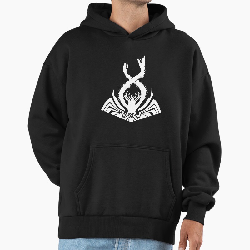 Thrawn'S Chimaera Logo White Unisex Hoodie Pullover Casual Streetwear Graphic Print