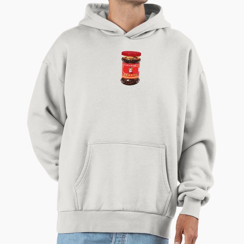 Lao Gan Ma Fried Chili In Oil Unisex Hoodie Pullover Casual Streetwear Graphic Print