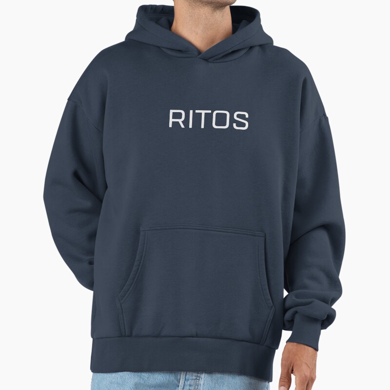 Ritos Unisex Hoodie Pullover Casual Streetwear Graphic Print
