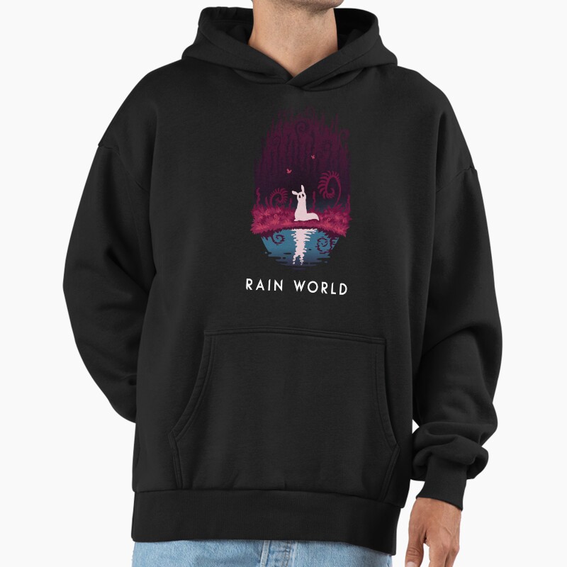 Rain World - Lost Unisex Hoodie Pullover Casual Streetwear Graphic Print