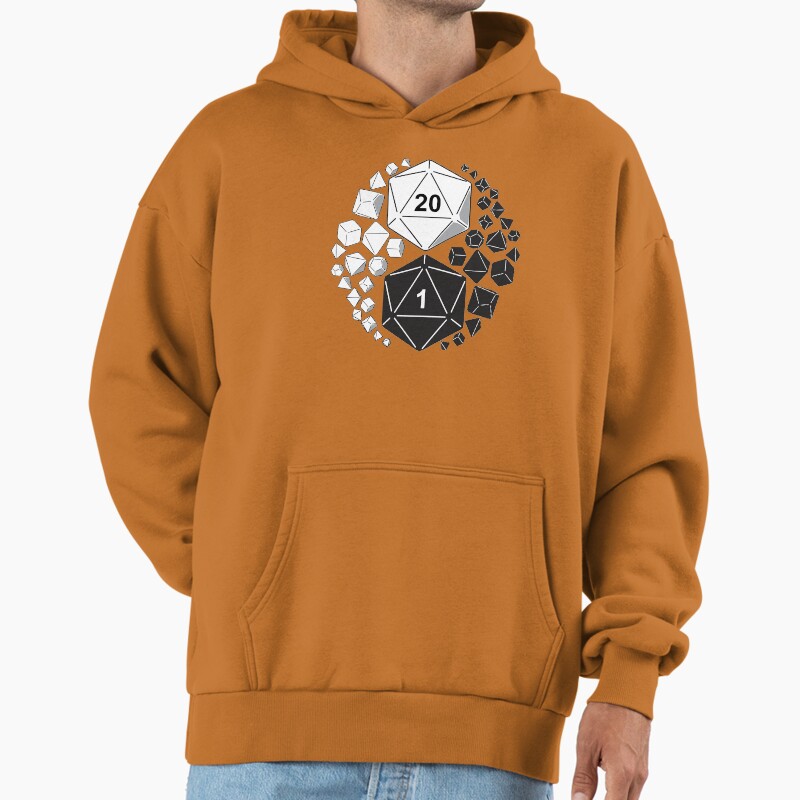 Gaming Yin Yang Unisex Hoodie Pullover Casual Streetwear Graphic Print