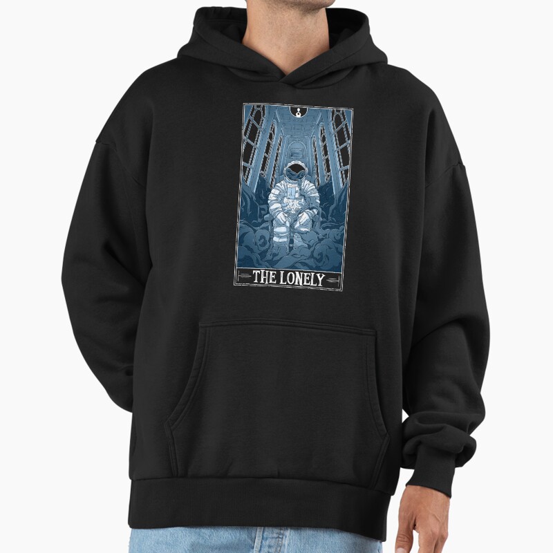 The Lonely "Tarotesque" - (Dark) Unisex Hoodie Pullover Casual Streetwear Graphic Print