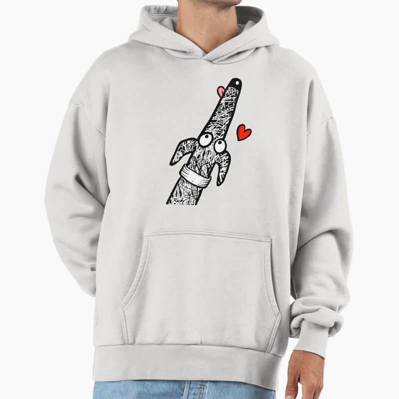 Scribblehound Of Love Unisex Hoodie Pullover Casual Streetwear Graphic Print