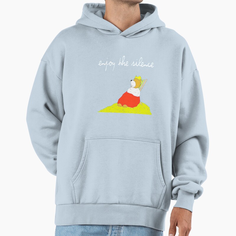 Enjoy The Silence Unisex Hoodie Pullover Casual Streetwear Graphic Print