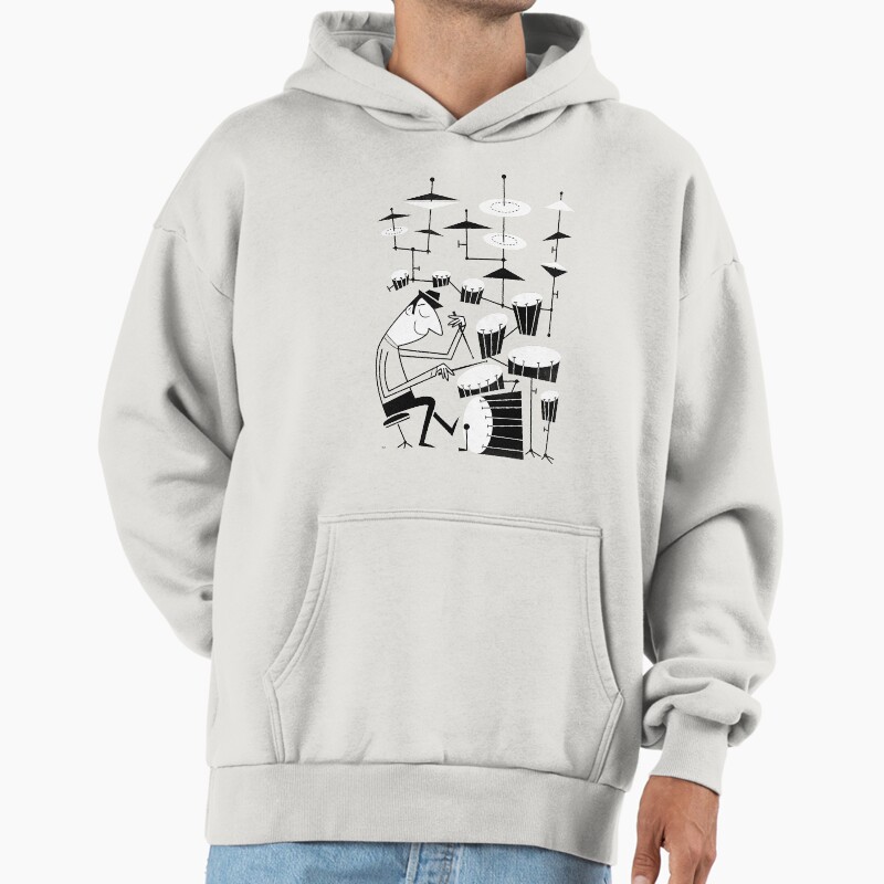 Play That Beat Unisex Hoodie Pullover Casual Streetwear Graphic Print