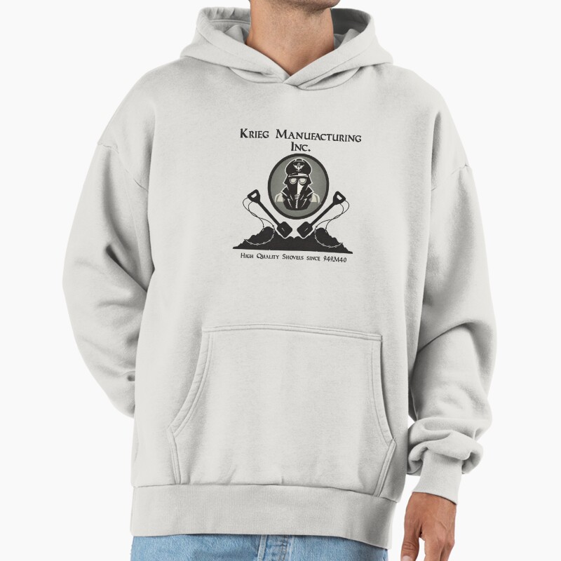 Krieg Manufacturing Inc. Unisex Hoodie Pullover Casual Streetwear Graphic Print