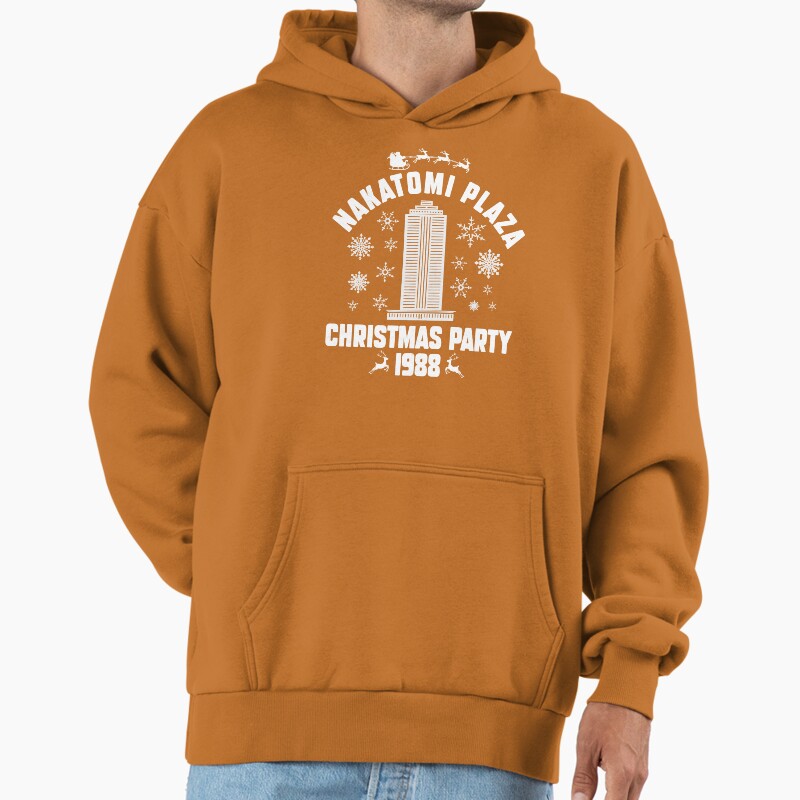 Nakatomi Plaza  Unisex Hoodie Pullover Casual Streetwear Graphic Print