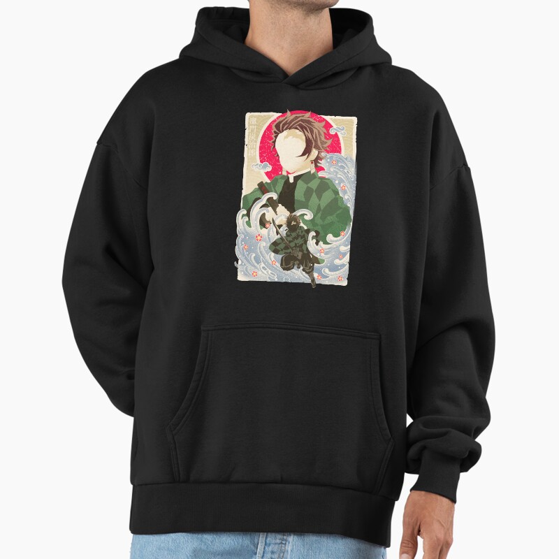 Slayer No Yaiba Unisex Hoodie Pullover Casual Streetwear Graphic Print