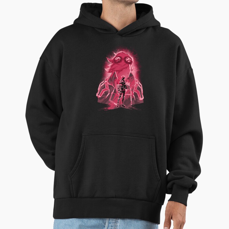 Heartsteel Red Unisex Hoodie Pullover Casual Streetwear Graphic Print