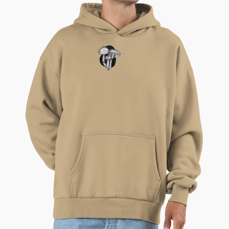Wise Mushrooms Unisex Hoodie Pullover Casual Streetwear Graphic Print