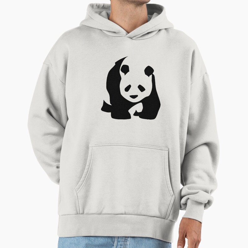 Panda 2 Unisex Hoodie Pullover Casual Streetwear Graphic Print