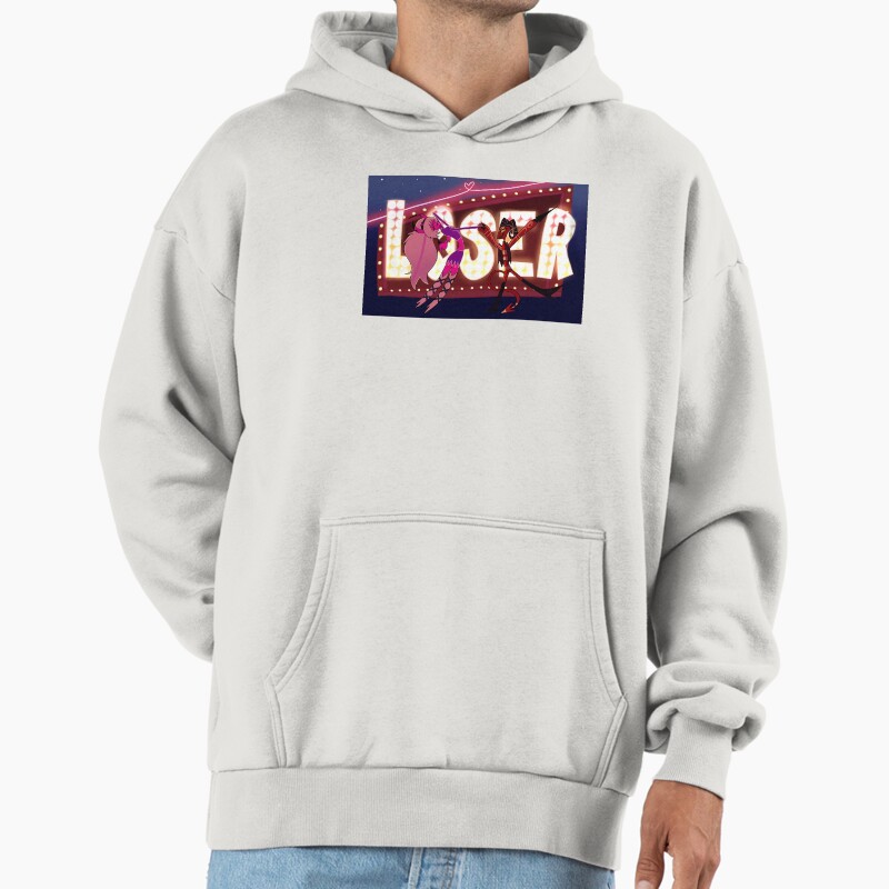 Helluva Boss Verosika X Barbie Wire Illustration Unisex Hoodie Pullover Casual Streetwear Graphic Print